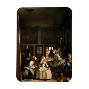 Las Meninas, 1656 von Diego Velazquez Magnet