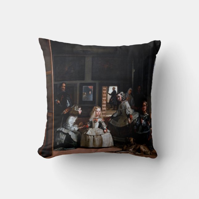 Las Meninas, Die Trauzeuginnen, Diego Velazquez Kissen (Vorderseite)