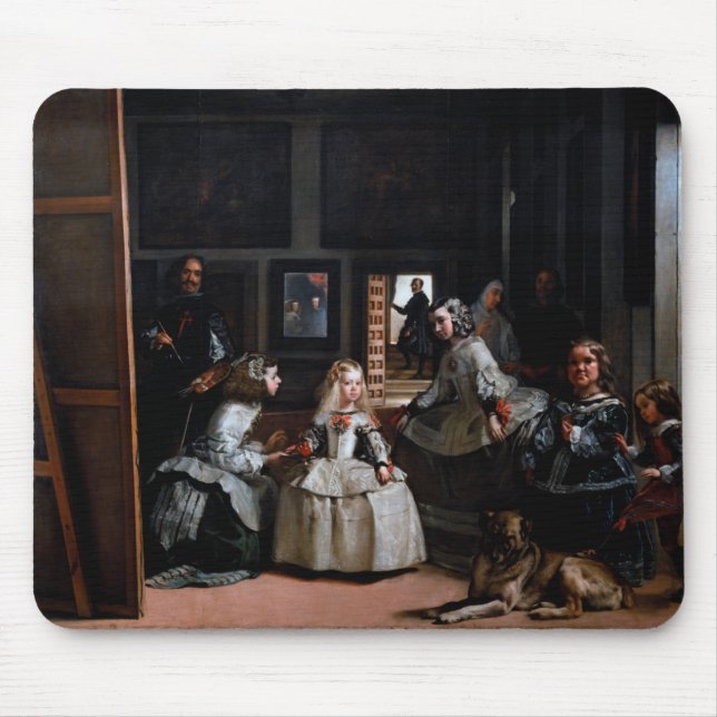 Las Meninas, Die Trauzeuginnen, Diego Velazquez Mousepad (Vorne)