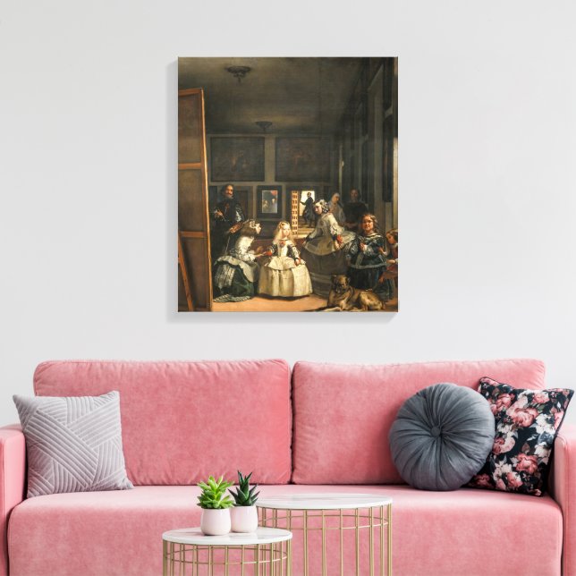 Las Meninas | Diego Velá zquez | Leinwanddruck (Insitu (Wohnzimmer))