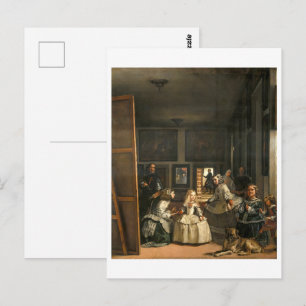 Las Meninas Diego Velázquez Postkarte