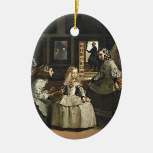 Las Meninas Diego Velázquez Kunstkunst Keramikornament (Vorne)