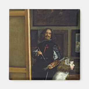 Las Meninas, Familie Philip IV, c.1656 Magnet