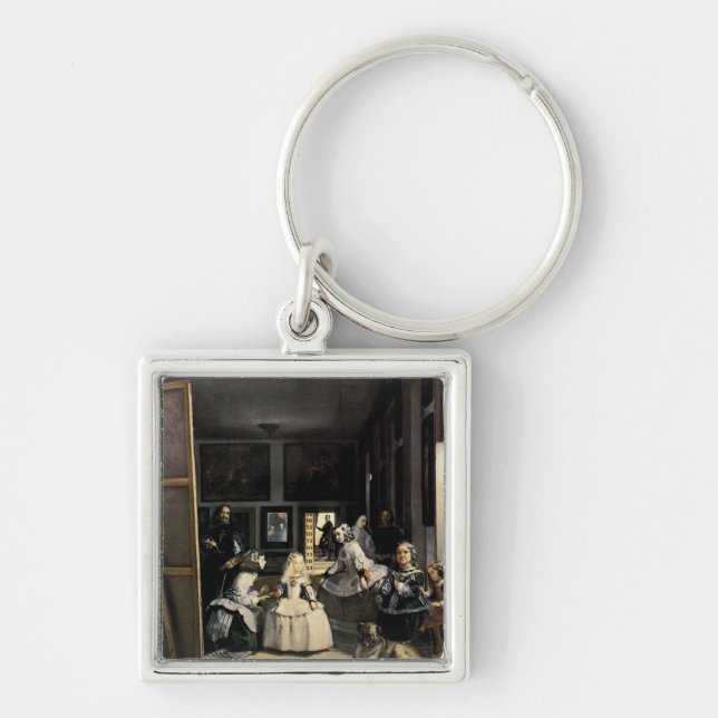 Las Meninas von Velasquez Schlüsselanhänger (Vorne)