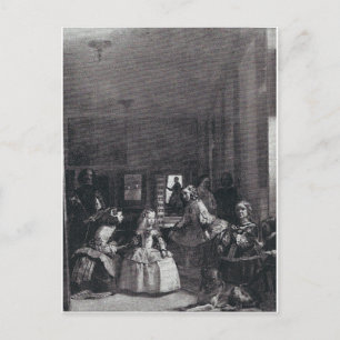 "Las Meninas." von Velazquez Postkarte