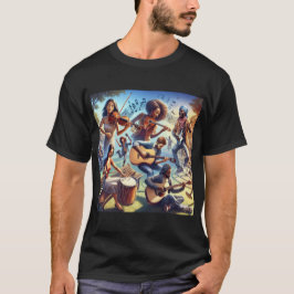 Las notas musicales, Camiseta musical, para musico T-Shirt