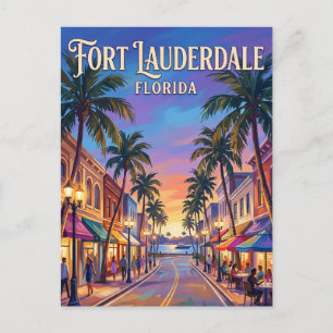Las Olas Boulevard USA Postkarte