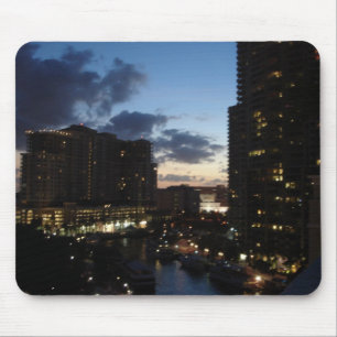 Las Olas-Fluss-Sonnenuntergang Mousepad