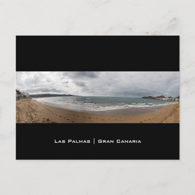 Las Palmas Beach Postkarte (Vorderseite)