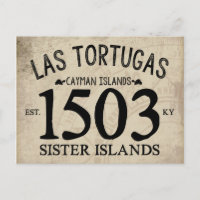 Las Tortugas Sister Islands Est. 1503 RUSTIK