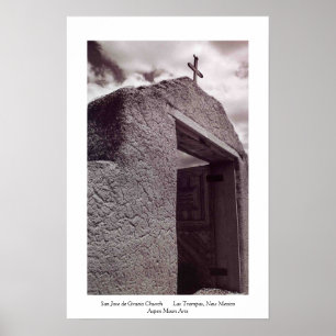 Las Trampas New Mexico Church Poster