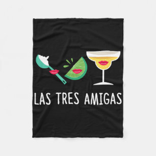 Las Tres Amigas - Cinco De Mayo Outfit Lustig Mexi Fleecedecke