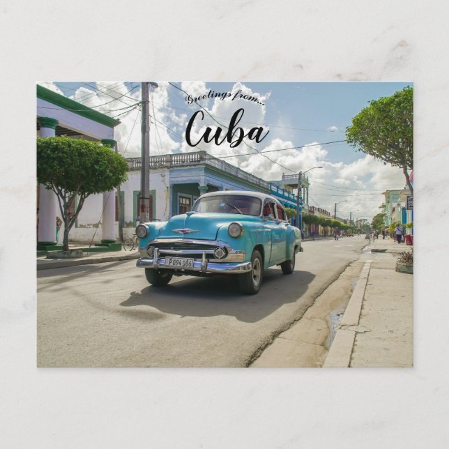 Las Tunas Cuba Postkarte (Vorderseite)