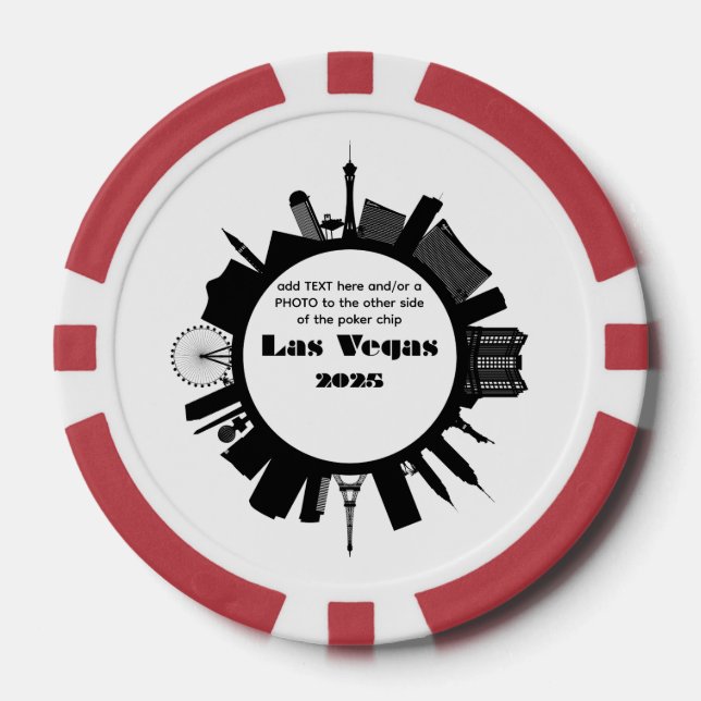Las Vegas 2025 Poker Chips (Vorderseite)