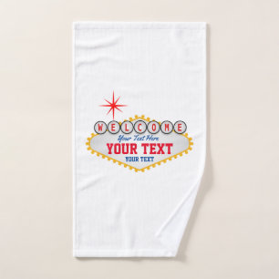 Las Vegas Affiche de bienvenue Votre texte