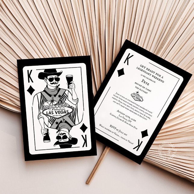 Las Vegas Bachelor Party Einladung (Von Creator hochgeladen)