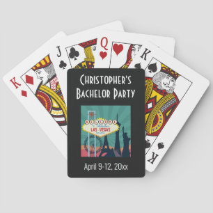 Las Vegas Bachelor Party Trip Gefallen Spielkarten