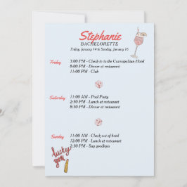 Las Vegas Bachelorette Einladung