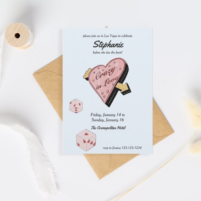 Las Vegas Bachelorette Einladung (Von Creator hochgeladen)
