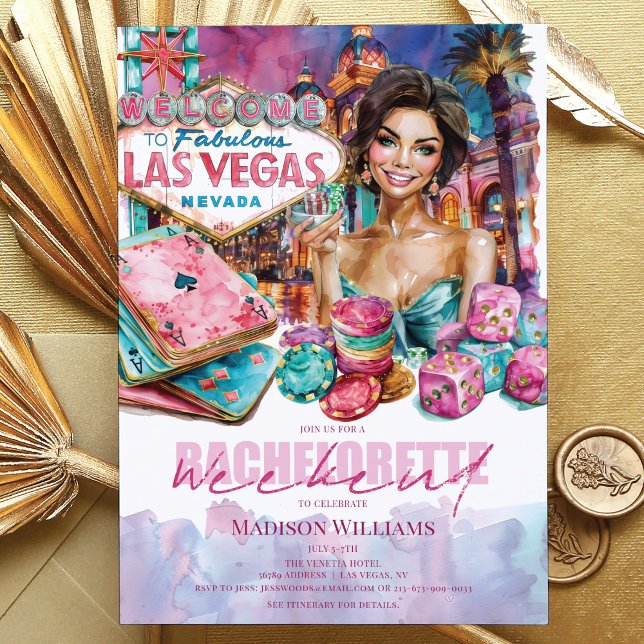 Las Vegas Bachelorette Einladung (Von Creator hochgeladen)