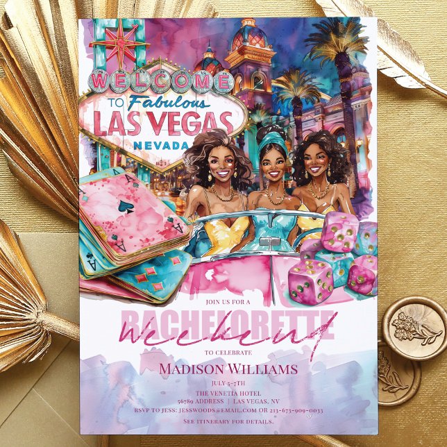 Las Vegas Bachelorette Einladung (Von Creator hochgeladen)