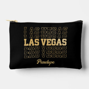 Las Vegas Bachelorette Favor Glamour Gold Zubehörtasche