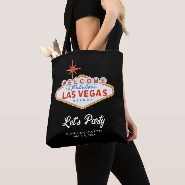 Las Vegas Bachelorette Pool Party Begrüßung Tasche (Von Nahem)