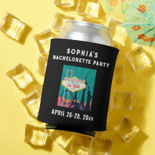 Las Vegas Bacherolette Party Gastgeschenk Hochzeit Dosenkühler