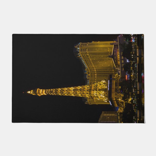 Las Vegas bei Nacht Skyline Fußmatte (Vorderseite)