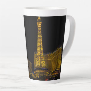 Las Vegas bei Nacht Skyline Milchtasse