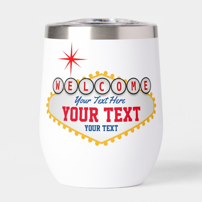 Las Vegas Bienvenue Votre Texte (Avant)