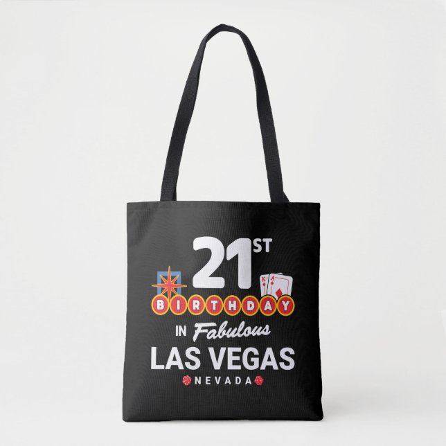 Las Vegas Birthday Party - 21st Birthday In Vegas Tasche (Vorderseite)