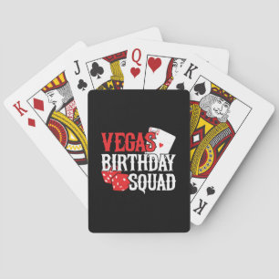 Las Vegas Birthday - Party in Vegas Birthday Squad Spielkarten