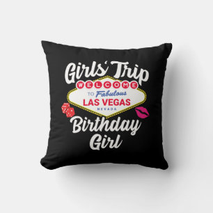 Las Vegas Birthday - Vegas Girls Trip zum Geburtst Kissen