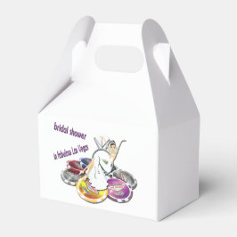 Las Vegas BRAUTPARTY Gable Favor Box Geschenkschachtel