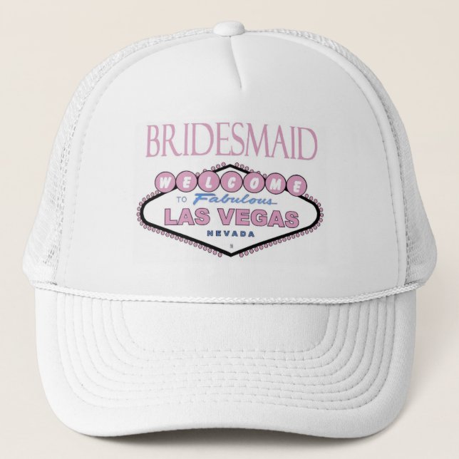 Las Vegas BRIDESMAID Cap Truckerkappe (Vorderseite)