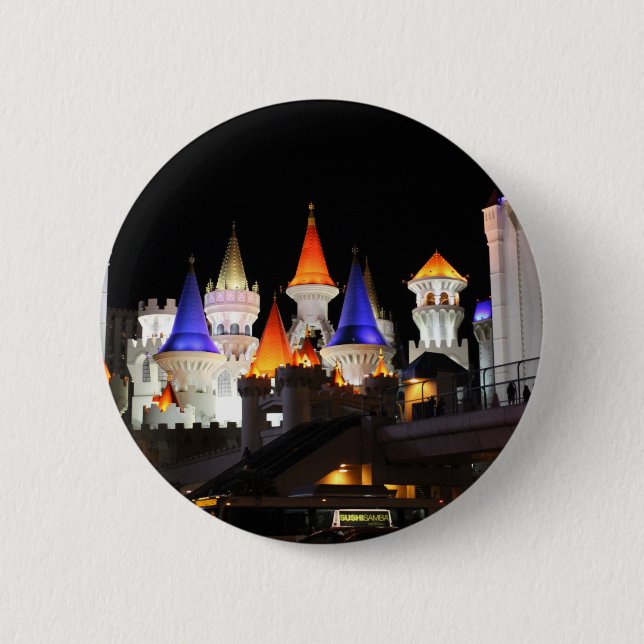 Las Vegas Burg Gaming Vegas City Button (Vorderseite)