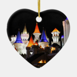 Las Vegas Burg Gaming Vegas City Keramik Ornament