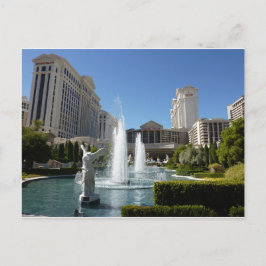Las Vegas-Caesars Palace-Brunnen-Brunnen Postkarte