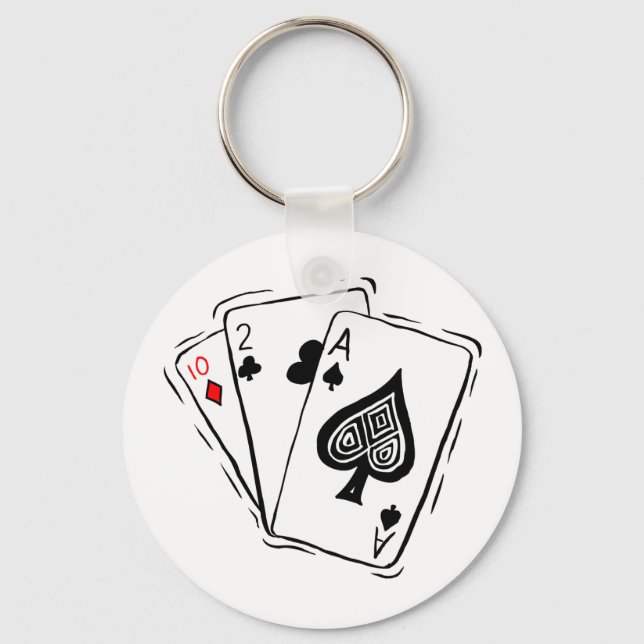 Las Vegas Card Deck Schlüsselanhänger (Vorderseite)
