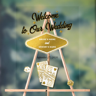 Las Vegas Casino Destination Wedding Gold