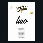 Las Vegas Casino Hochzeit in Urlaubsort Gold Tischnummer<br><div class="desc">Ein einzigartiges handgezeichnetes Las Vegas Casino Thema Hochzeitsdesign. Ein modernes Ziel Las Vegas, Nevada Hochzeitsthema mit Spielkarten, Casino Spiele themed Illustrationen. Ein Imitat Gold Las Vegas Hochzeitskarte Design ideal für Casino themed Hochzeiten. Auch die passenden Hochzeitseinladungen und andere Schreibwaren sind verfügbar. Passen Sie die Anzahl an und erwerben Sie jede...</div>