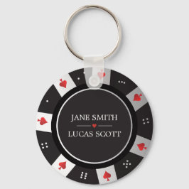 Las Vegas Casino Poker Chip Gastgeschenk Hochzeit Schlüsselanhänger