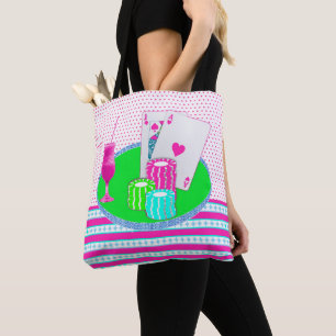 Las Vegas Casino Rosa Blackjack Drink Karte Tabell Tasche