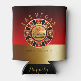 Las Vegas Casino | Rotes Gold Dosenkühler
