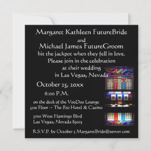 Las Vegas Casino Theme Hochzeit Einladung