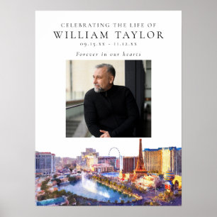 Las Vegas Celebration of Life Foto Willkommensschi Poster