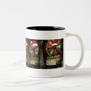 Las Vegas Christmas Slots Zweifarbige Tasse