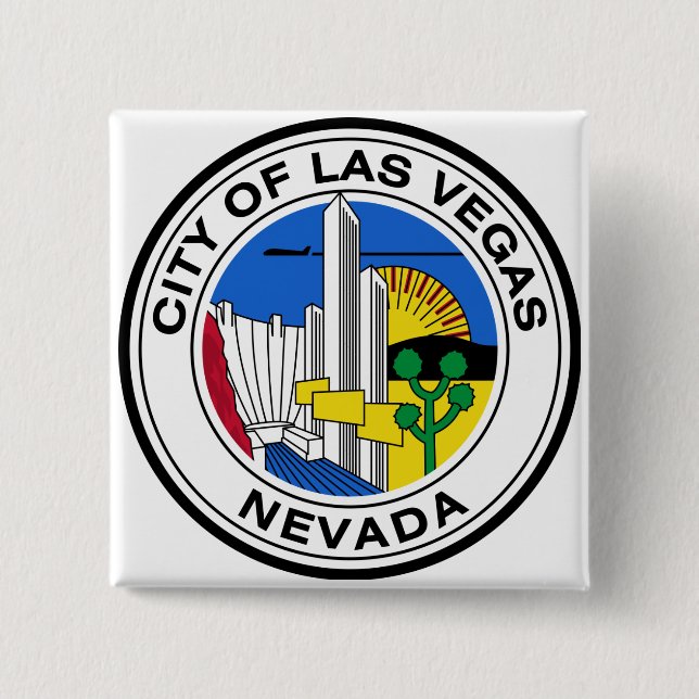 Las Vegas City Siegel (Nevada) Button (Vorderseite)