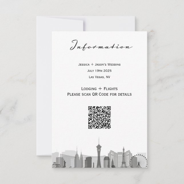 Las Vegas City UAWG RSVP Karte (Vorderseite)